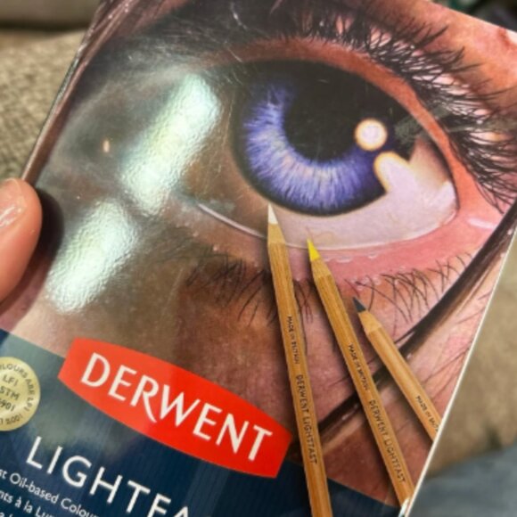NIB Derwent Lightfast Colored Pencils 12 Count Professional Quality Oil Based - Picture 3 of 4